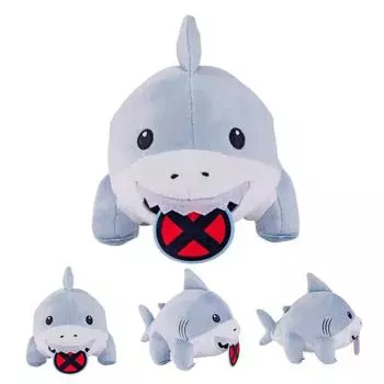 Мягкие игрушки в виде акул, мягкие плюшевые игрушки в виде морских животных для девочек и мальчиков, симпатичная мягкая игрушка в виде акулы, более пухлая подушка в виде акулы, подарок для детей, домашний декор A