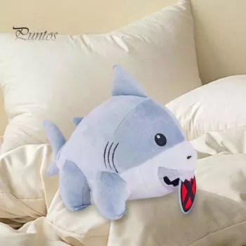 Мягкие игрушки в виде акул, мягкие плюшевые игрушки в виде морских животных для девочек и мальчиков, симпатичная мягкая игрушка в виде акулы, более пухлая подушка в виде акулы, подарок для детей, домашний декор A
