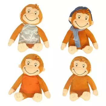 Мягкие игрушки в виде плюшевых обезьянок, мягкие плюшевые обезьянки, милые плюшевые игрушки в виде обезьянок, подходящие для детей, дней рождения, праздников и коллекционеров! One Size