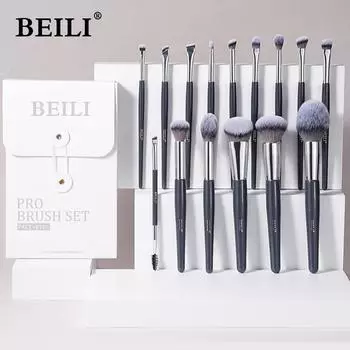 Мягкие кисти для макияжа EILI, 8/9/15/30 шт., подходят для тонального крема, пудры, консилера, теней для век, бровей, ресниц, набор кистей для подводки глаз синий