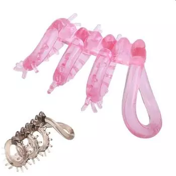 Мягкие кольца для пениса, мужская задержка эякуляции, длительные секс-игрушки для мужчин, пары, флирт, игры для взрослых, товары, многоразовые, TPE 2 CM