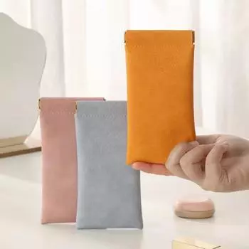 Мягкие кожаные чехлы для очков для чтения, водонепроницаемые сумки для хранения солнцезащитных очков