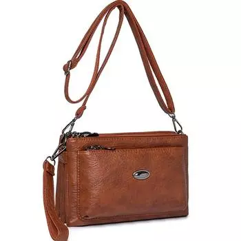 Мягкие кожаные многослойные сумки для женщин, женственные сумки через плечо, сумки через плечо, роскошный дизайнер