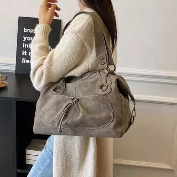 Мягкие кожаные сумки через плечо для женщин с верхней ручкой женские сумки через плечо сумки-мессенджеры большой емкости Большие