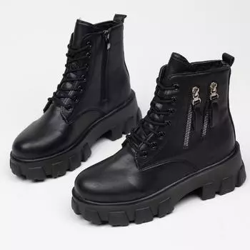 Мягкие кожаные женские зимние ботинки с толстой подошвой, теплые хлопковые ботинки с толстой подошвой 35 белый