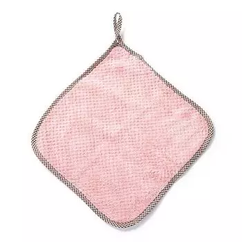 Мягкие кухонные полотенца для посуды, ткань из микрофибры, супер впитывающее подвесное полотенце для рук, кухонные инструменты 25x25CM светло-зеленый