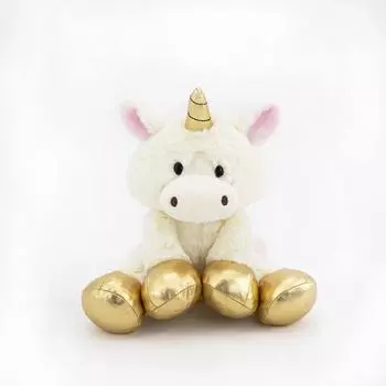 Мягкие куклы-единороги, милые мягкие плюшевые игрушки-единороги, плюшевые игрушки для девочек-единорогов, декоративные подушки для детской комнаты, подарки на день рождения 22cm белый