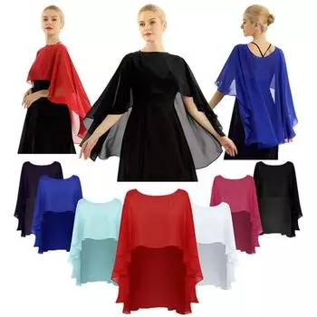 Мягкие легкие шифоновые накидки, женская высокая низкая шаль, свадебная длинная шаль и накидки one size темно-синий