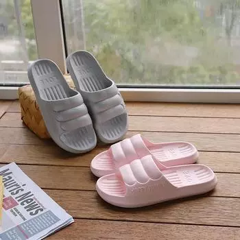 Мягкие летние тапочки из ЭВА для ванной, нескользящие домашние тапочки для пар, мужчин и женщин 36/37 белый