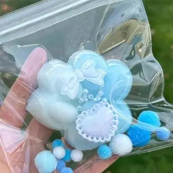 Мягкие липкие игрушки для снятия стресса, игрушки для снятия напряжения, сжимающие кошачьи лапки, расслабляющие и щипающие кошачьи лапки, игрушка для снятия напряжения и щипания B