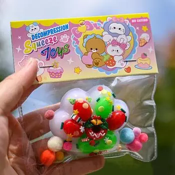 Мягкие липкие игрушки для снятия стресса, сжимающие рождественские игрушки в виде кошачьих лапок, расслабляющие и щипающие игрушки в виде кошачьих лапок, подарок