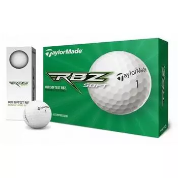 Мягкие мячи для гольфа TaylorMade RBZ, 1 дюжина (белый)