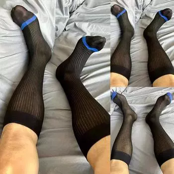 Мягкие мужские носки летние 1 пара дышащих деловых носков