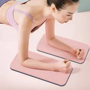 Мягкие наколенники для йоги, нескользящие, яркий цвет, наращивание мышц 2pcs синий/розовый