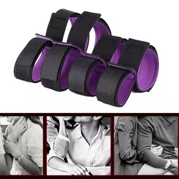 Мягкие наручники для секса ради игры SM Bondage Restraints Kit Sex Restraining Set Секс-браслеты на лодыжку Наручники для пар 2
