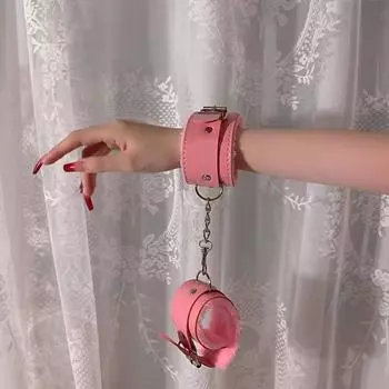 Мягкие наручники и браслеты из искусственной кожи для женщин - фотореквизит и аксессуары для косплея