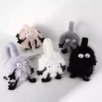 Мягкие наушники для женщин, утепленные теплые наушники на зиму, забавные маленькие брикеты для студентов, ветро- и морозостойкие, беруши, мешочки для ушей белый