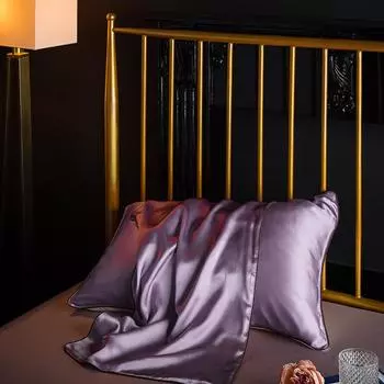 Мягкие наволочки Шелковый Anti-Ageing Beauty 1шт зелёный