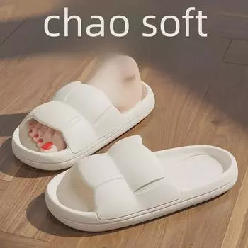 Мягкие нескользящие домашние тапочки для мужчин и женщин: Классическая летняя одежда для ванной и дома