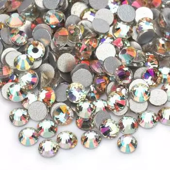 Мягкие Новые Плоское Дно Красное Золото Бриллиантовое Стекло Стразы Насадка для Ногтей Сделай Сам Чехол для Мобильного Телефона Ювелирные Изделия Аксессуары для Насадки для Ногтей SS6 #1.9-2 1440 pieces