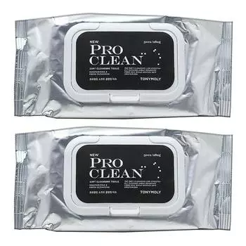 Мягкие очищающие салфетки Tony Moly ProClean, 2 шт., 1 шт.