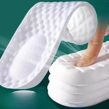 Мягкие ортопедические спортивные стельки 35-36 белый