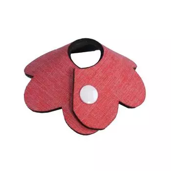 Мягкие ошейники для птиц, дышащие, для защиты от укусов, для попугаев, корелл, елизаветинский ошейник, удобный защитный конусный ошейник S красный