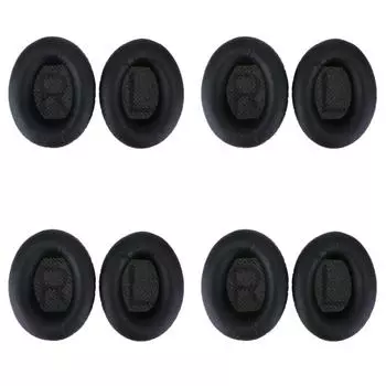 Мягкие пенопластовые амбушюры для наушников Bose QuietComfort QC35 (Черный+Черный)