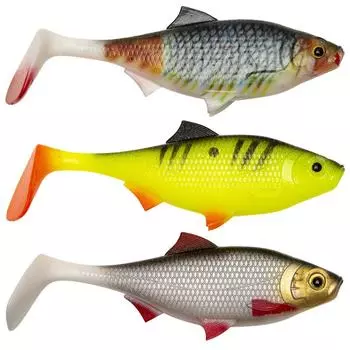 Мягкие пластиковые приманки с веслом и хвостом, 2 шт., приманка с Т-образным хвостом, бионическая рыболовная приманка, головка 13,5 см/28 г, приманки для морской рыбы для ловли окуня Style 3