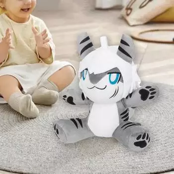 Мягкие плюшевые игрушки, полностью заполненные пуролом, плюшевые игрушки, мультяшная игровая фигурка, кукла для сувенира M серый