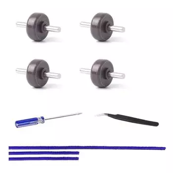 Мягкие плюшевые полоски + передний ролик и сменные детали оси для пылесоса Dyson V6 V7 V8 V10 V11 V15 CHINA