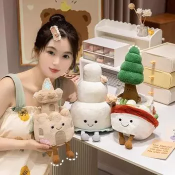 Мягкие плюшевые растения, реалистичные комнатные растения, плюшевые куклы, сосна, лапша, подушка, игрушка, декор