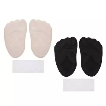 Мягкие подушечки для передней части стопы, дышащие, облегчающие боль, эластичные, амортизирующие вставки для обуви Skin Color