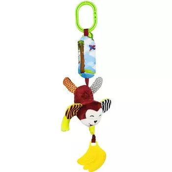 Мягкие подвесные погремушки-колокольчики в виде животных, плюшевые сенсорные игрушки с ручкой для развития младенцев и малышей, прорезыватель, детская игрушка для новорожденных в подарок