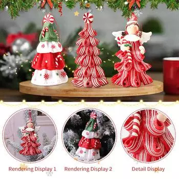 Мягкие подвесные украшения для рождественской елки One Size