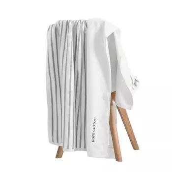 Мягкие полосатые банные полотенца, синие, белые, 100% хлопок, высокоабсорбирующие полотенца, дорожные, для отелей, спортивные банные полотенца, переносные полотенца для лица, подарки 35x75cm синий