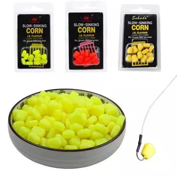 Мягкие приманки кукурузы 12 шт./лот поддельные спортивные рыболовные снасти на открытом воздухе рыболовные приманки приманка для ловли карпа красный