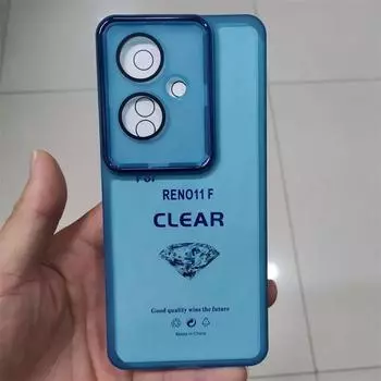 Мягкие прозрачные силиконовые чехлы из ТПУ для OPPO Reno11 F для OPPO Reno 11 5g 11F F25 Pro, защитная пленка для объектива камеры, прозрачная противоударная крышка, чехол For Reno11 F зелёный