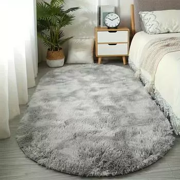 Мягкие пушистые ковры Shagg Area Rugs для гостиной, ковры Shaggy Floor Carpet для спальни, ковры Home Decor Rugs, милые роскошные нескользящие ковры, пригодные для машинной стирки 40*60cm белый