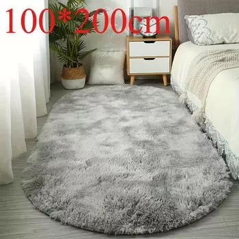 Мягкие пушистые плюшевые коврики для гостиной, плюшевые напольные коврики для спальни, ковры для домашнего декора, нескользящие коврики, пригодные для машинной стирки, украшение для домашнего декора 4060cm