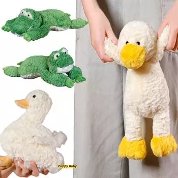 Мягкие пушистые животные утка лягушка крокодил плюшевые игрушки мультфильм высокое качество ребенок спящий сопровождает мягкая творческая кукла милый подарок