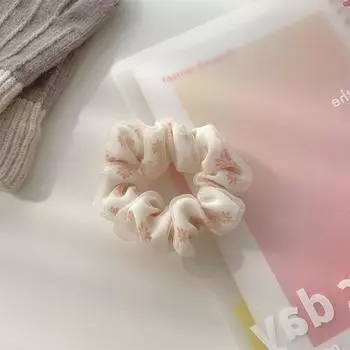 Мягкие романтические резинки для волос для женщин Уникальные двухслойные эластичные резинки для волос Элегантные резинки для волос из органзы Аксессуары для волос Size fits all