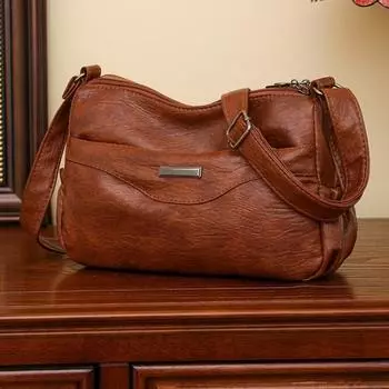 Мягкие роскошные сумки из искусственной кожи, кошельки, женские сумки, дизайнерская сумка через плечо для женщин, фирменные сумки-мессенджеры 2024 года, зимний тренд чёрный