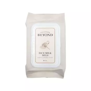 Мягкие салфетки для глубокого очищения Beyond Rice Milk, 50 листов, 1 шт.