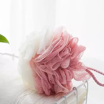 Мягкие сетчатые шарики для ванны с кружевом Щетка для чистки кожи Мочалка для душа Очищающее средство для тела Отшелушивающие скрабы Цветок для ванны Аксессуары для ванны