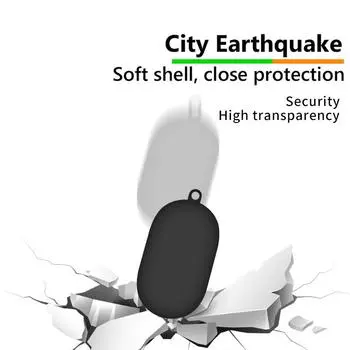 Мягкие силиконовые чехлы для беспроводных наушников с поддержкой Bluetooth чёрный