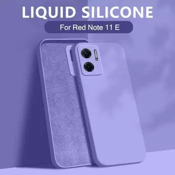 Жидкий силиконовый мягкий чехол цвета конфеты полный чехол для телефона Xiaomi 14T Pro 13T Pro Poco X6 Redmi Note 13 Pro 12 Pro 11 Xiaomi 11 Lite белый