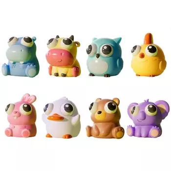 Мягкие силиконовые игрушки-выпуклые глаза, расслабляющие игрушки для приборной панели автомобиля, мультяшные украшения для непосед, декоративные игрушки, автомобильные аксессуары