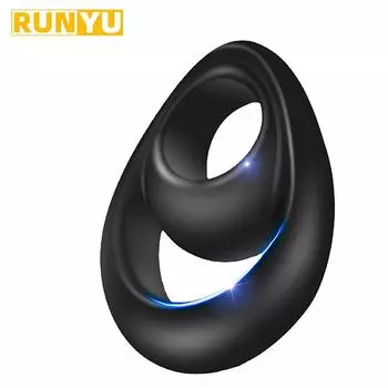 Мягкие силиконовые кольца для пениса, удерживающие яички, эрекция, длительная задержка эякуляции, растягивающий шарик, секс-игрушка для взрослых для мужчин 1pc