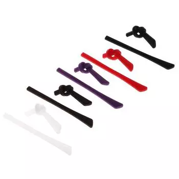 Мягкие силиконовые противоскользящие очки, очки, аксессуары для храмов, квадратное отверстие чёрный